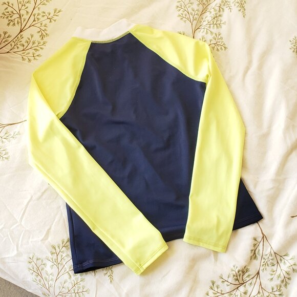 Lands' End Hello Sunshine Long Sleeve Swimsuit - Picture 5 of 6